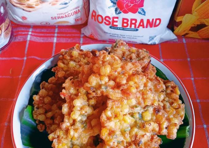 Wajib coba! Cara termudah membuat Bakwan Jagung kriuk😍  lezat