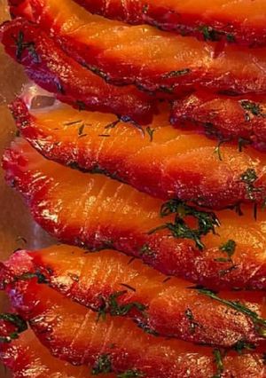 Une photo de Saumon 🐬gravlax