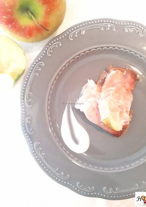 Foto di Involtini di speck, mela e yogurt