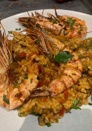 A picture of Paella - my take.