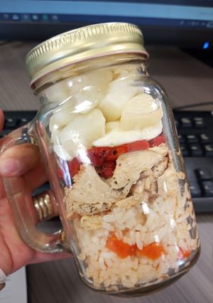 Una foto de Ensalada para oficina no. 2 🍝🖱️