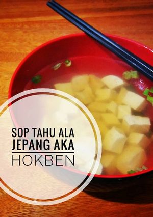 Foto resep Sop Tahu ala Jepang aka hokben