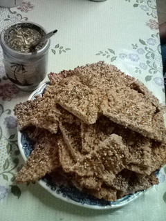 Una foto de Barritas mix cereales, almendras, banana, manzana y miel