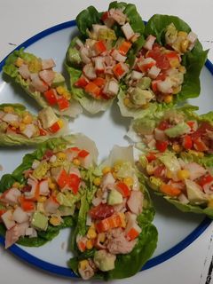 Una foto de Tacos de lechuga