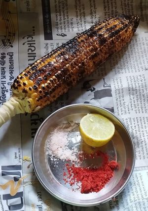 A picture of Lemon Roasted corn.