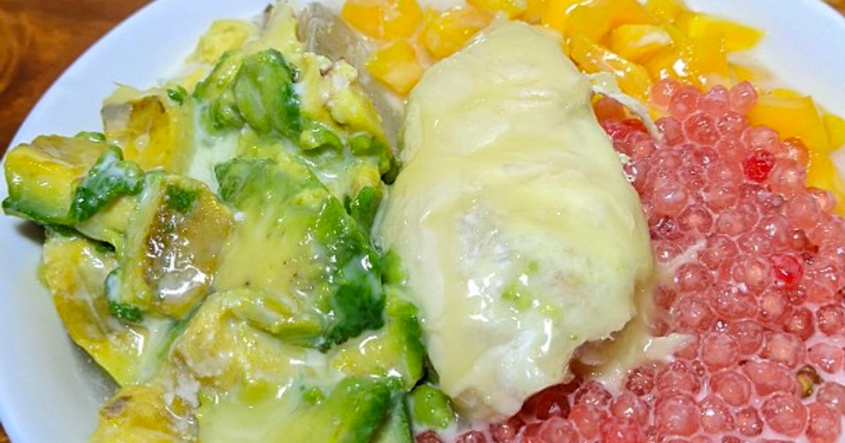 Resep Es Teller Durian Simple