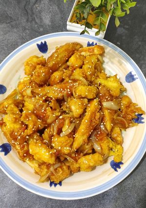 Foto resep Ayam Kentang Asam Manis