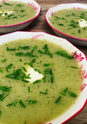 Une photo de Soupe courgette vache qui rit !