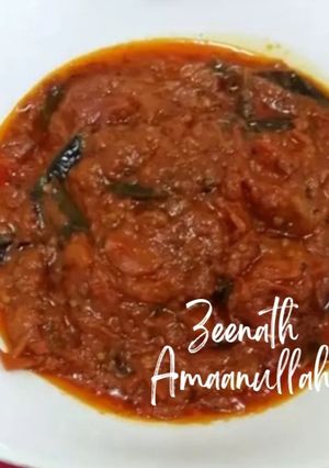 A picture of Hyderabadi Tamater Ki Chutney.