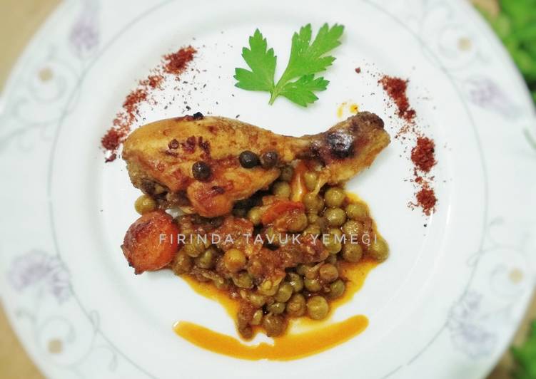 Fırında tavuk yemeği