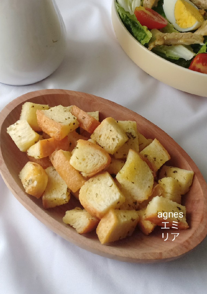 Foto resep Simple Croutons