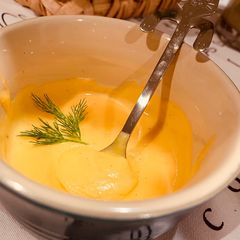 A picture of Microwave Hollandaise Sauce.