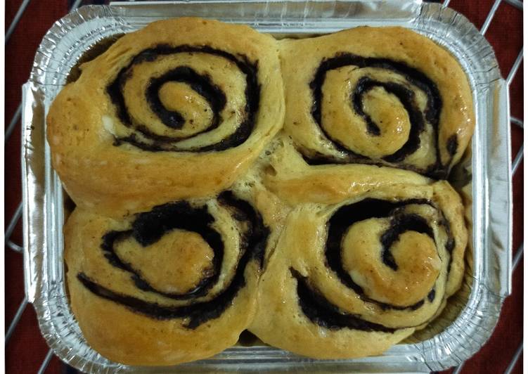 Cinnamon Roll (Diganti Bubuk Coklat)