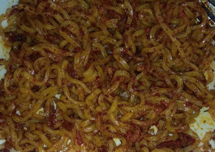 Resep Mie Korean Super Pedas Gilaa Anti Gagal