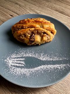 Mogyorós áfonyás pillangó recept fotója