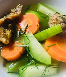 bí đao nấu xương