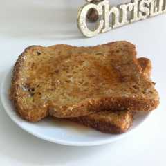 A picture of Vanilla Eggnog French toast.