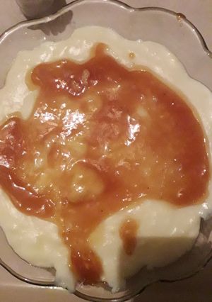 Una foto de Crema de maicena con caramelo