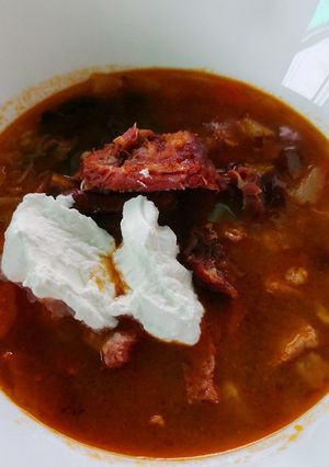 Bableves recept fotója