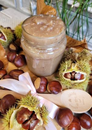 Une photo de Crème de marrons ou châtaignes à la vanille, recette inratable