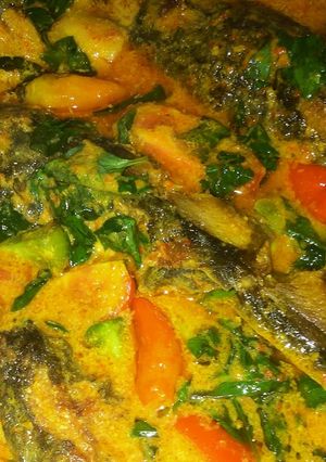 Foto resep Mangut lele daun kemangi