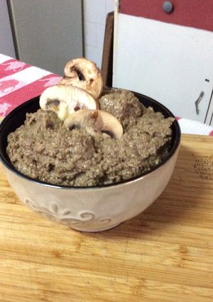 Una foto de Paté de champiñones