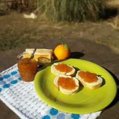 Una foto de Mermelada casera de naranja