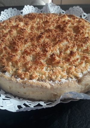 Una foto de Tarta de Coco con Dulce de leche