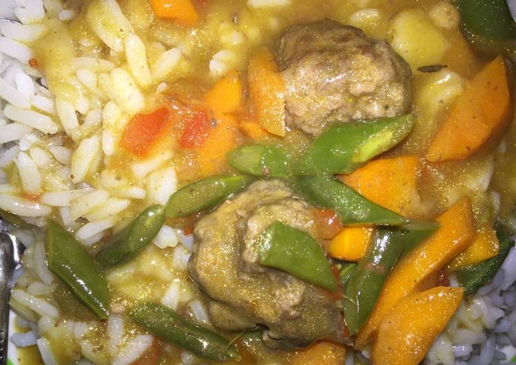 My Grandma Love This Vegetable meatball soup