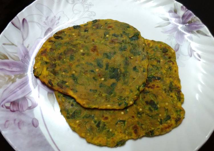 Steps to Prepare Award-winning Methi paratha made by ma daughter