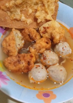 Foto resep Bakso Goreng Kuah Kaldu