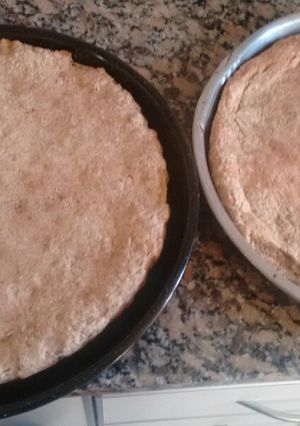 Una foto de Masa para pizza integral
