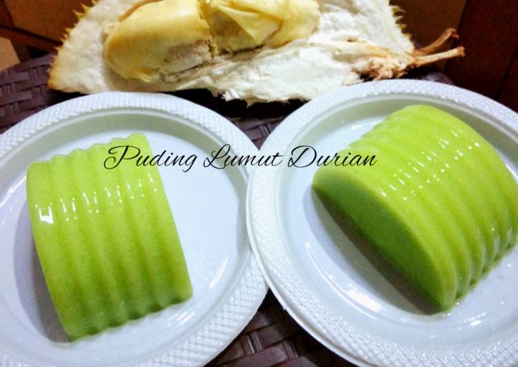 Puding Lumut Durian