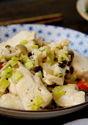 蔥香煎雞胸 的食譜成品照片