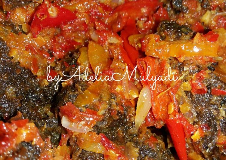 Dendeng balado khas minang