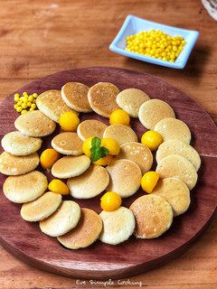 Foto resep Pancake Mini Cereal (Egg Less)