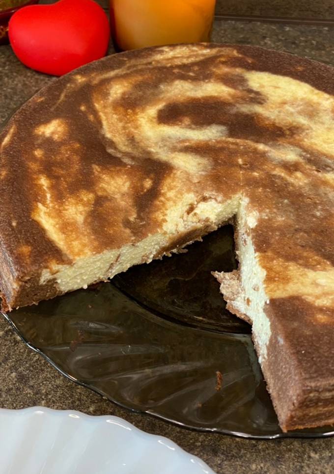 Сирна запіканка з бананом і манкою🥮