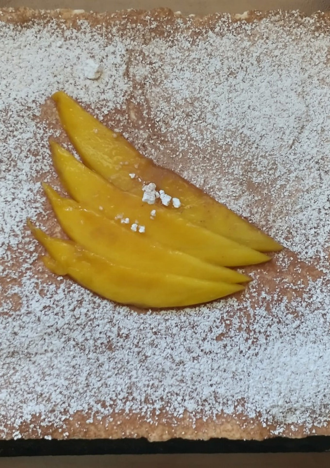 Una foto de Tiramisú de mango