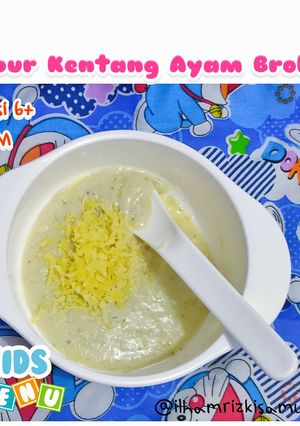 Foto resep Bubur Kentang Ayam Brokoli