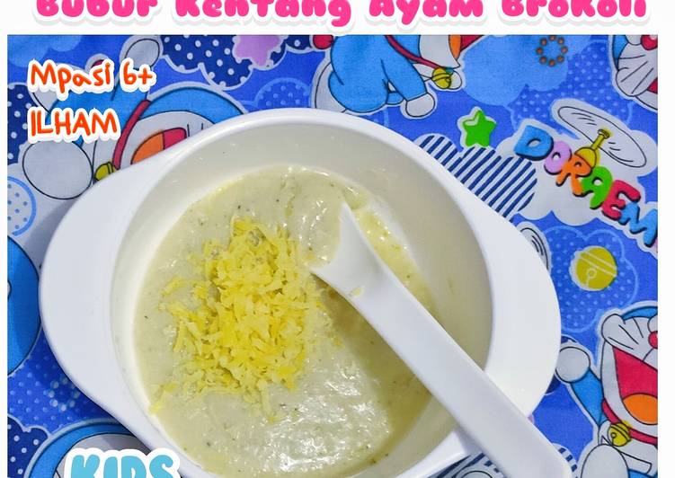 Cara Memasak Cepat Bubur Kentang Ayam Brokoli Enak Sederhana