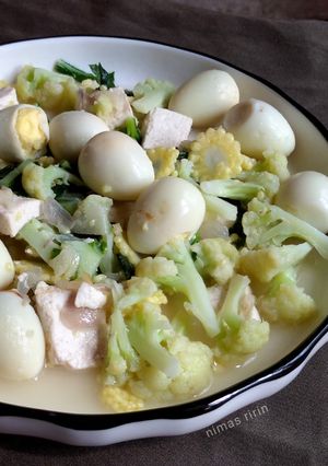Foto resep Tumis Telur Puyuh Sayuran