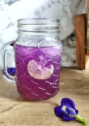 Foto resep Es Telang Nipis Madu