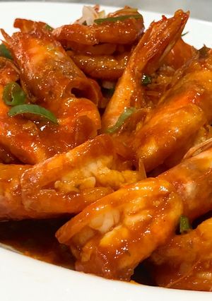 Foto resep Udang Saus Szechuan
