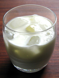 A picture of Plain Lassi with Apple Cider Vinegar.