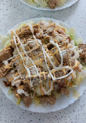عکسی از دستور سالاد سزار