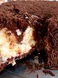Bolo de chocolate com recheio de coco