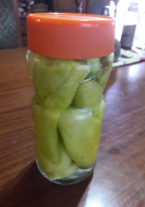 Una foto de Ajíes en vinagre