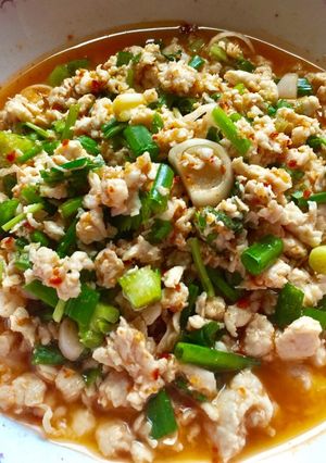 รูปของ ลาบไก่