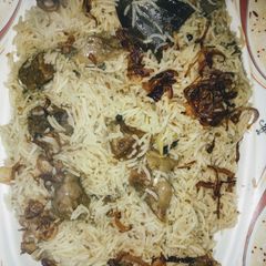A picture of Beef yakhni pulao.
