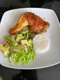 Pollo al horno con cerveza